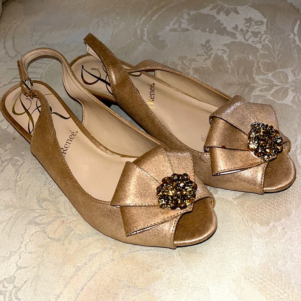 J.Renee champagne heel